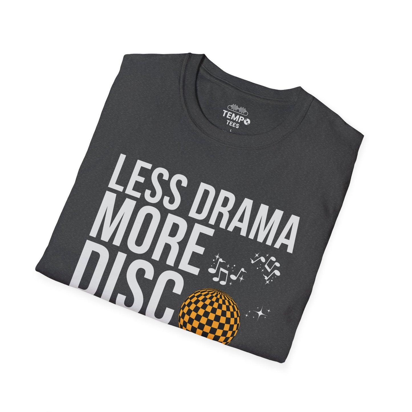 Less Drama More Disco Tee 🕺 Funny Retro 70s Shirt