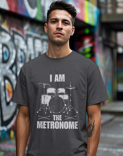I Am The Metronome Drummer Tee 🥁 Funny Drum Shirt