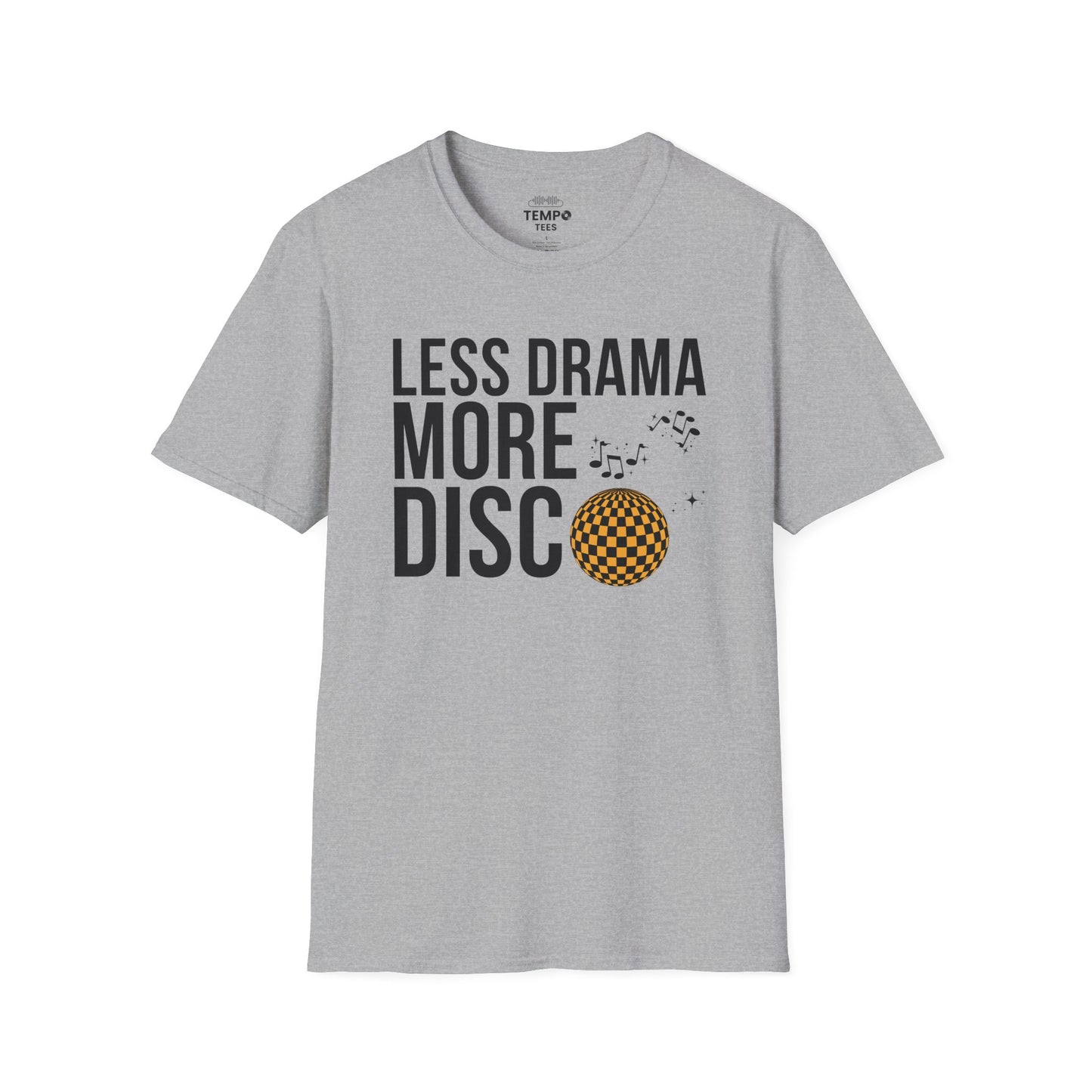 Less Drama More Disco Tee 🕺 Funny Retro 70s Shirt