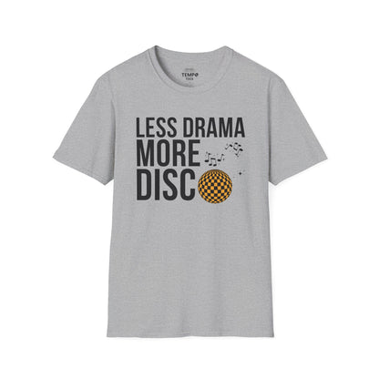 Less Drama More Disco Tee 🕺 Funny Retro 70s Shirt