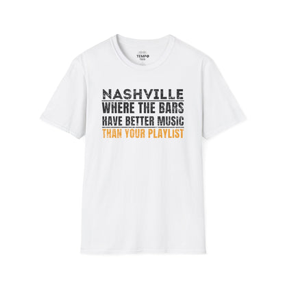 Nashville Live Music Tee 🎶 Funny Music City Shirt