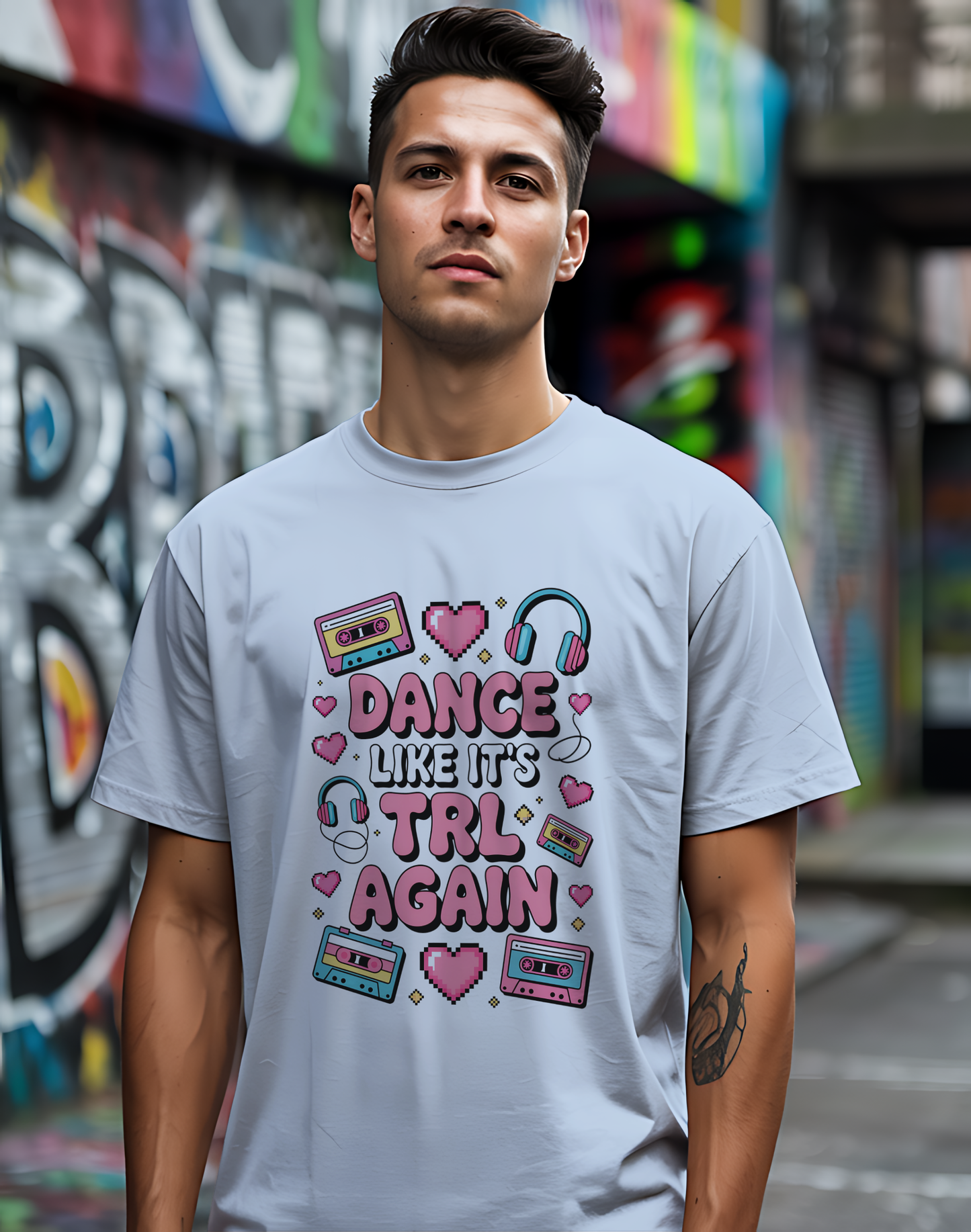 TRL Dance Tee 🕺 90s Music Nostalgia Shirt - Retro Pop