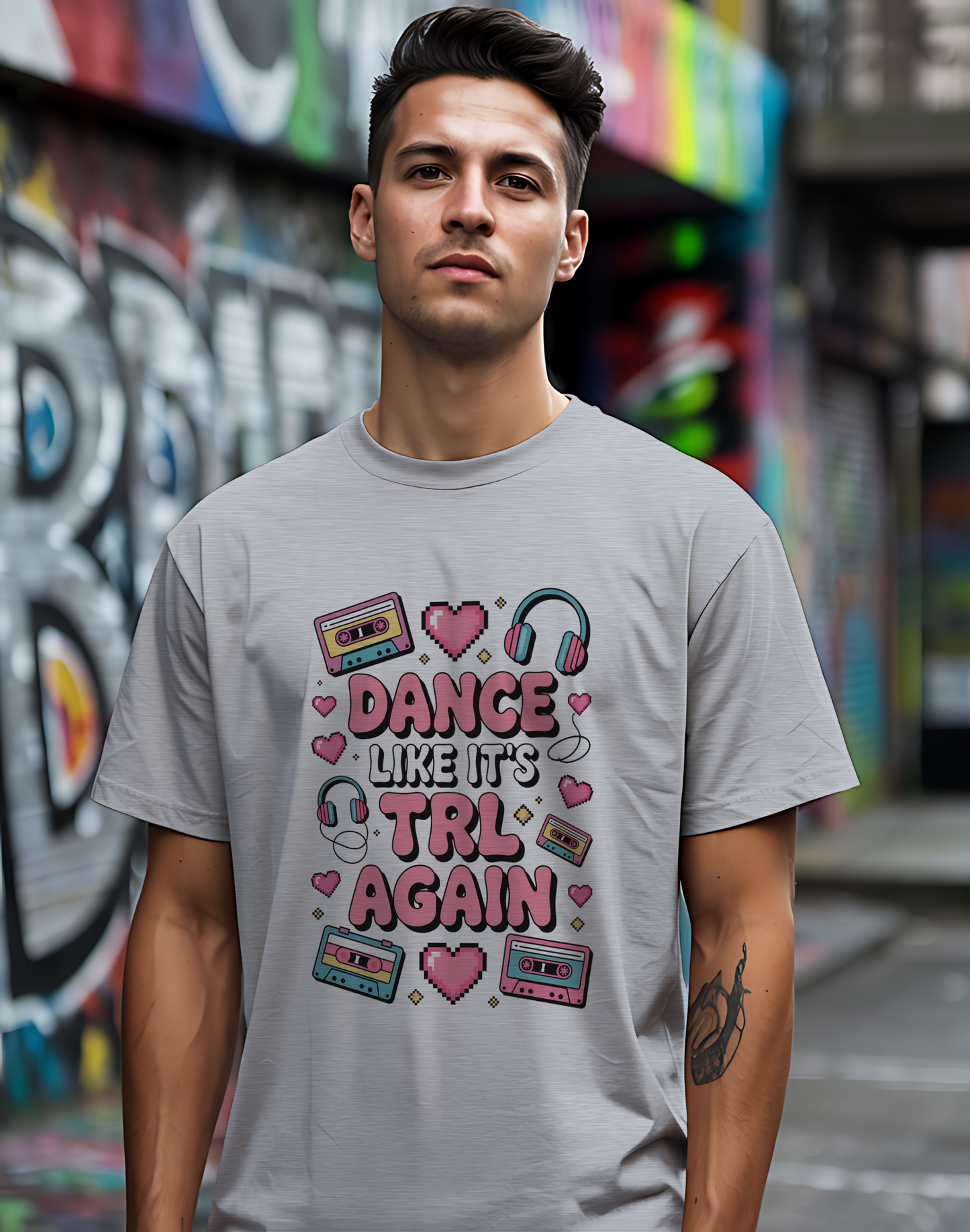 TRL Dance Tee 🕺 90s Music Nostalgia Shirt - Retro Pop