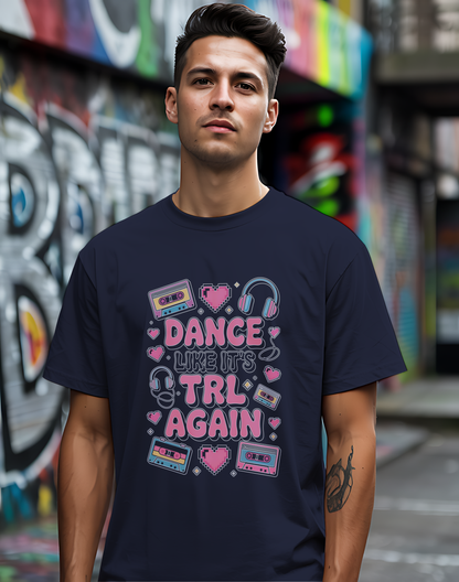 TRL Dance Tee 🕺 90s Music Nostalgia Shirt - Retro Pop