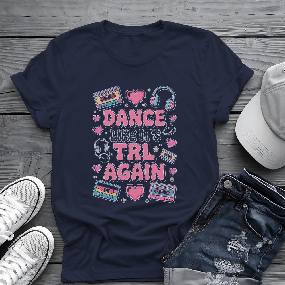 TRL Dance Tee 🕺 90s Music Nostalgia Shirt - Retro Pop
