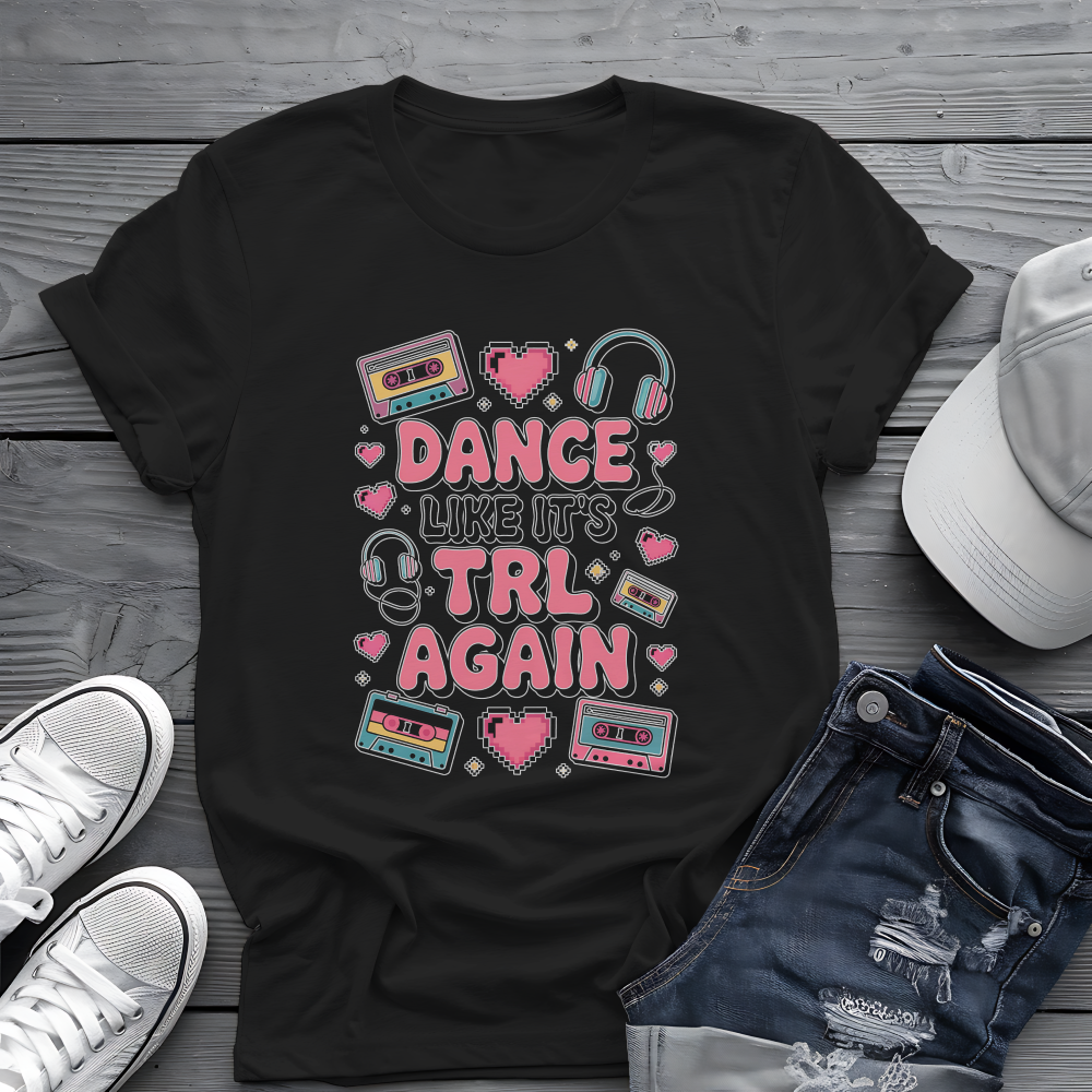 TRL Dance Tee 🕺 90s Music Nostalgia Shirt - Retro Pop