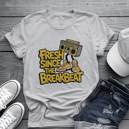 Fresh Breakbeat Tee 🎧 Old School Hip Hop Shirt - Retro Music