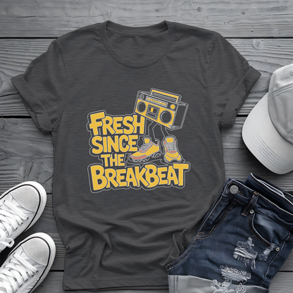 Fresh Breakbeat Tee 🎧 Old School Hip Hop Shirt - Retro Music