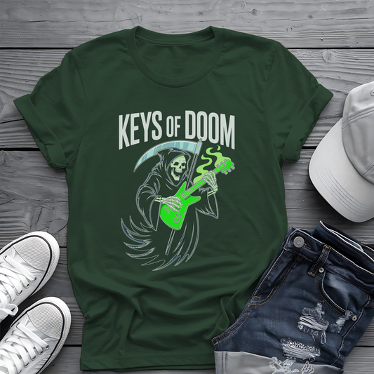 Keys Of Doom Tee 💀  Spooky Reaper Shirt