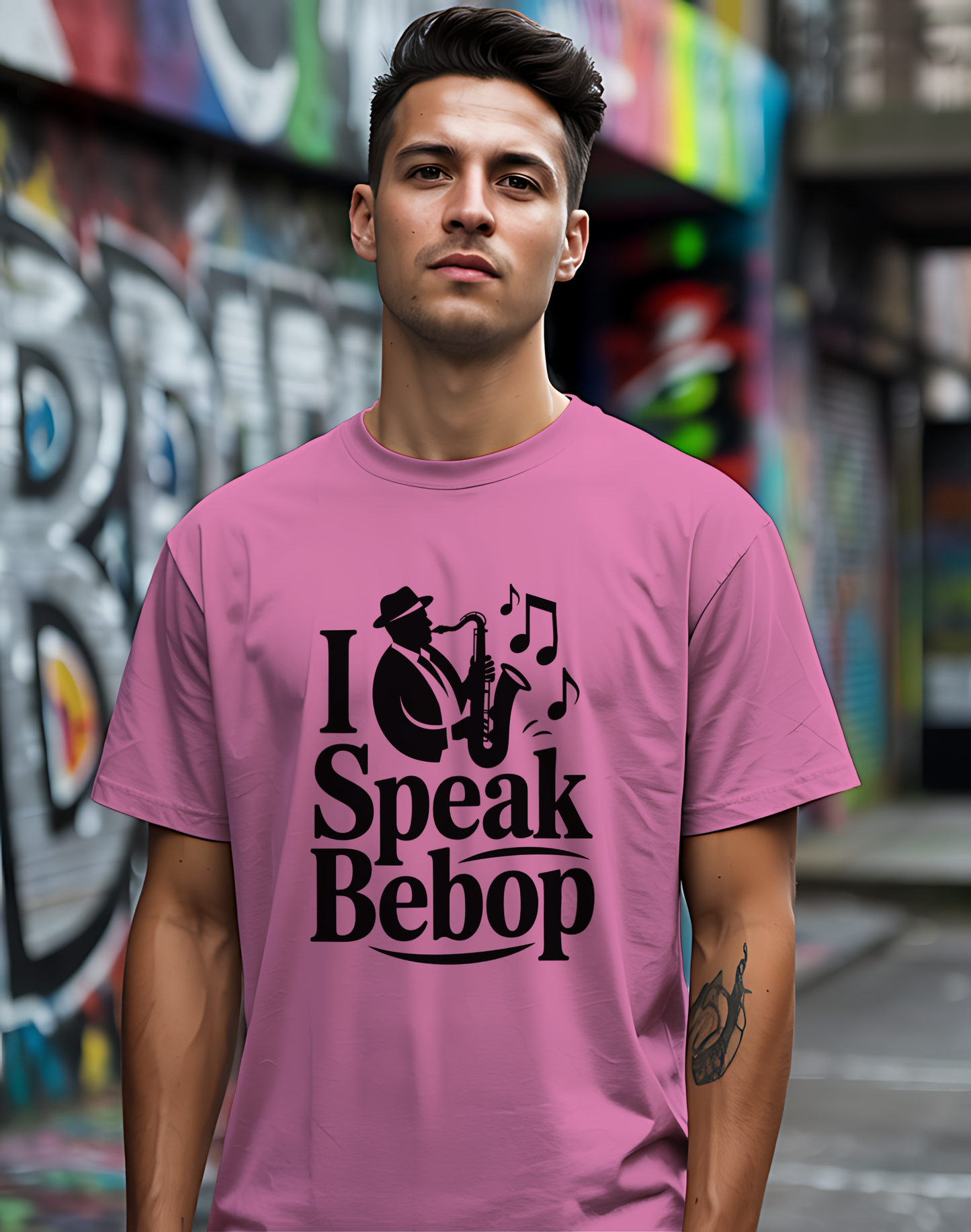 I Speak Bebop Tee 🎷 Funny Jazz Musician Shirt