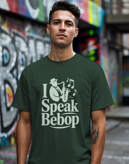 I Speak Bebop Tee 🎷 Funny Jazz Musician Shirt