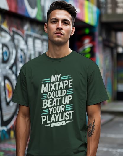 Mixtape Beats Playlist Tee 📼 Funny Retro Music Shirt