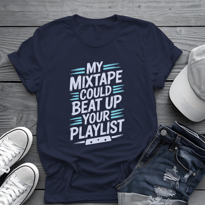 Mixtape Beats Playlist Tee 📼 Funny Retro Music Shirt