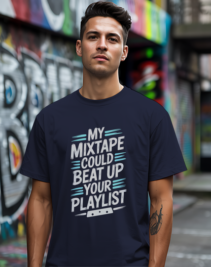 Mixtape Beats Playlist Tee 📼 Funny Retro Music Shirt