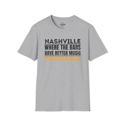 Nashville Live Music Tee 🎶 Funny Music City Shirt