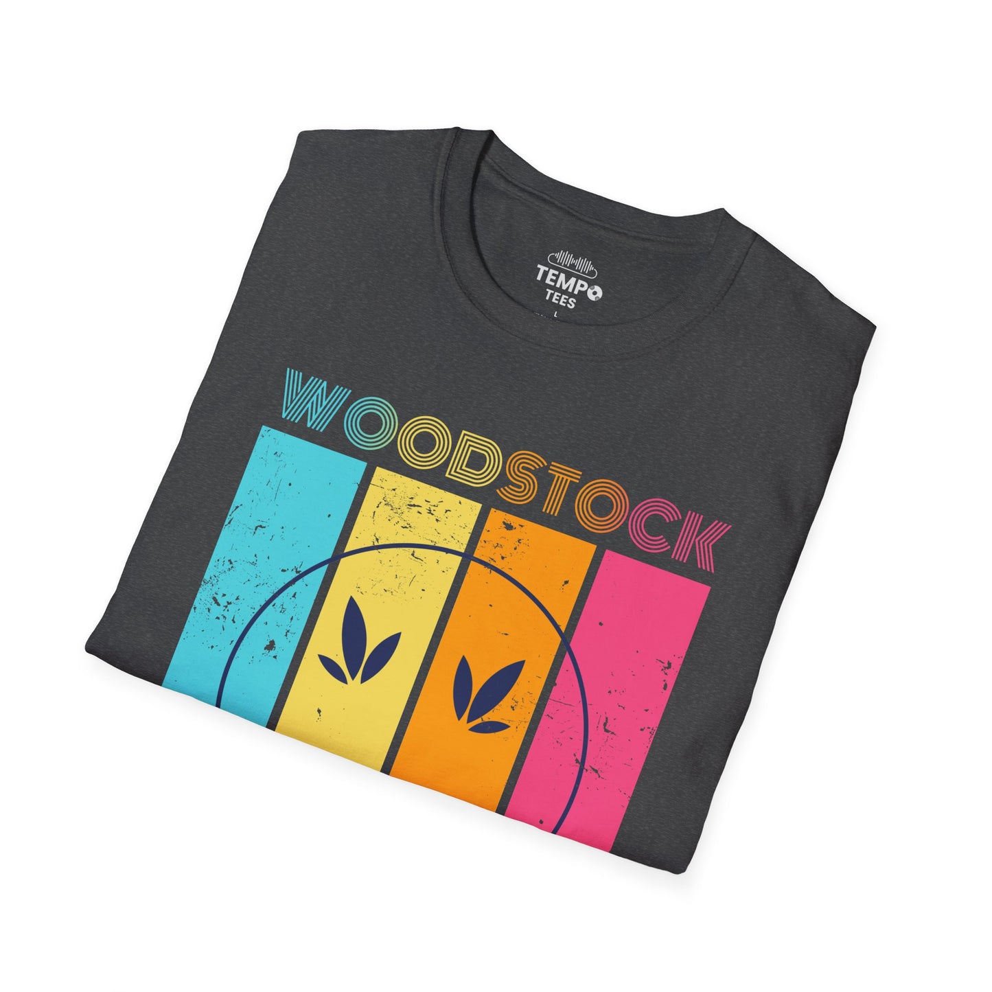 Woodstock 1969 Smiley Tee ☮️ Retro Music Festival Shirt