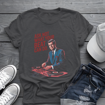 Kennedy Beats Tee 🎧 JFK DJ Music Shirt - Patriotic Humor Gift