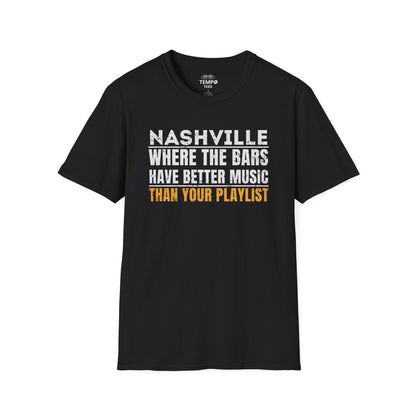 Nashville Live Music Tee 🎶 Funny Music City Shirt