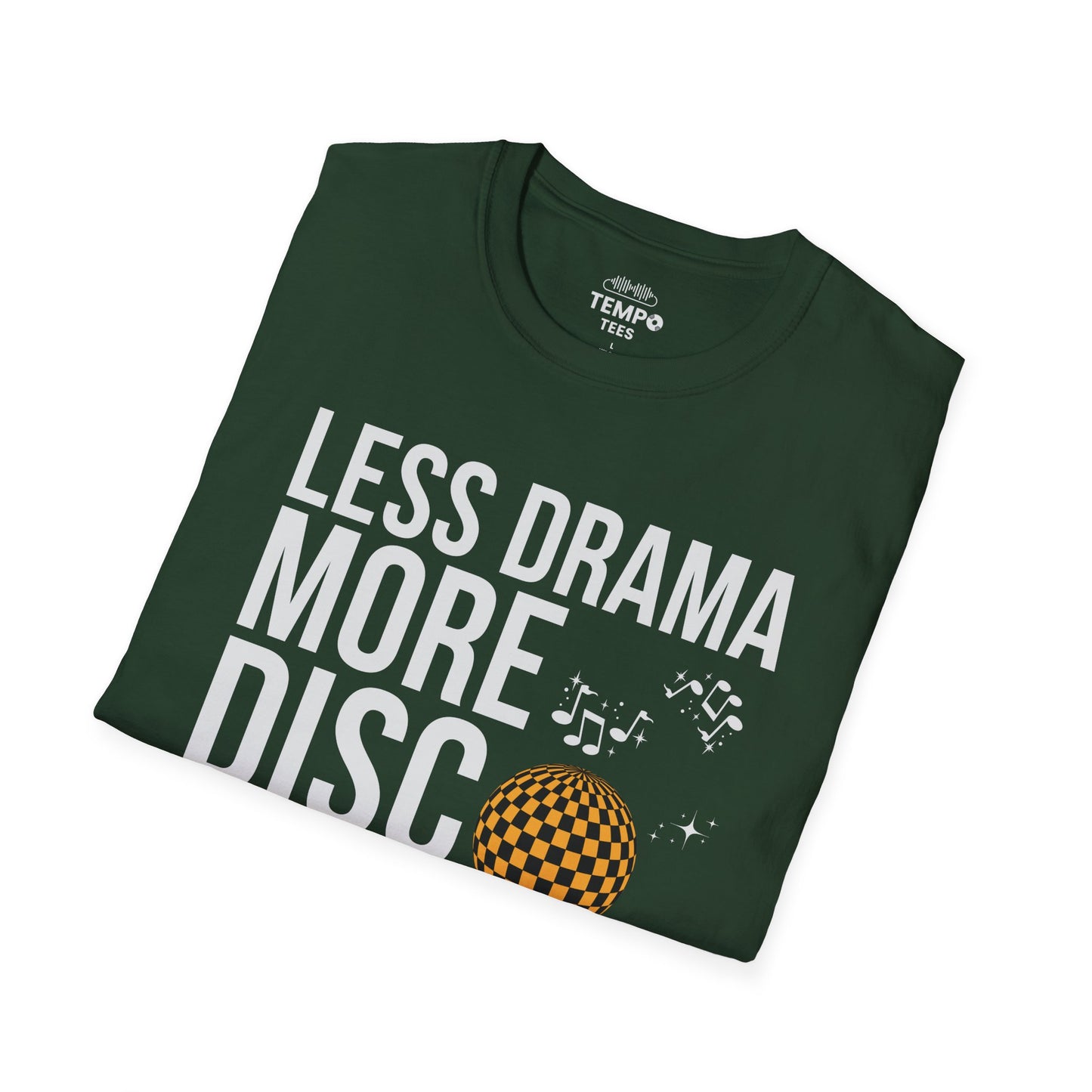 Less Drama More Disco Tee 🕺 Funny Retro 70s Shirt