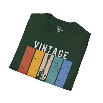 Vintage Is My Brand Tee 🎸 Retro Guitar Shirt - Vintage Style Gift