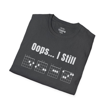 Oops... I Still DGAF Tee 🎸 Funny Chord Diagram Shirt - Musician Gift