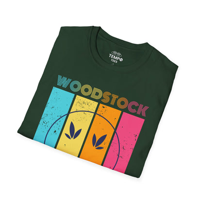 Woodstock 1969 Smiley Tee ☮️ Retro Music Festival Shirt