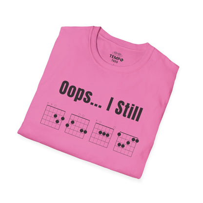 Oops... I Still DGAF Tee 🎸 Funny Chord Diagram Shirt - Musician Gift