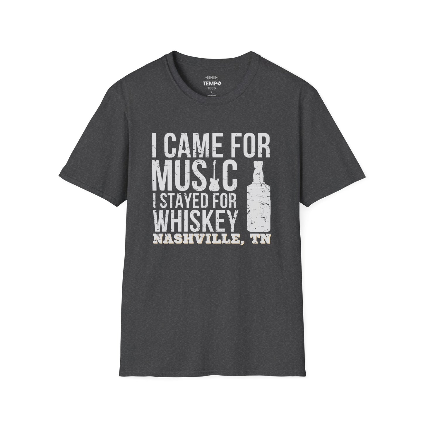 Music City Whiskey Tee 🎸🥃 Funny Nashville Shirt