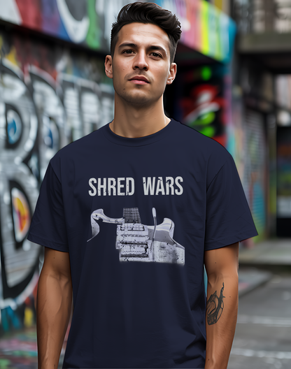 Shred Wars Tee 🎸 Electric Guitar Shirt - Guitarist Competition Gift