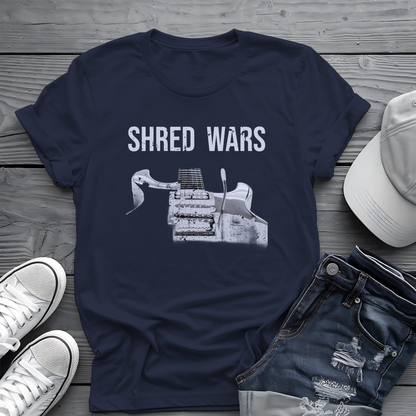 Shred Wars Tee 🎸 Electric Guitar Shirt - Guitarist Competition Gift