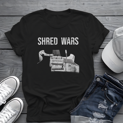 Shred Wars Tee 🎸 Electric Guitar Shirt - Guitarist Competition Gift