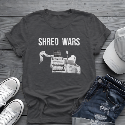 Shred Wars Tee 🎸 Electric Guitar Shirt - Guitarist Competition Gift