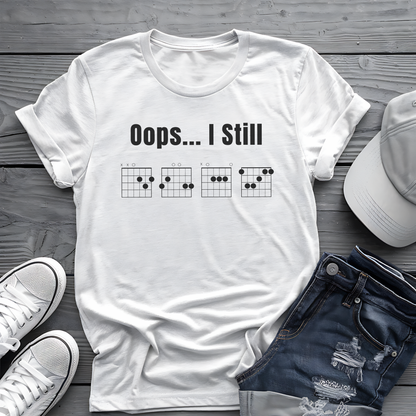 Oops... I Still DGAF Tee 🎸 Funny Chord Diagram Shirt - Musician Gift