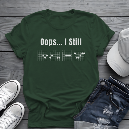 Oops... I Still DGAF Tee 🎸 Funny Chord Diagram Shirt - Musician Gift