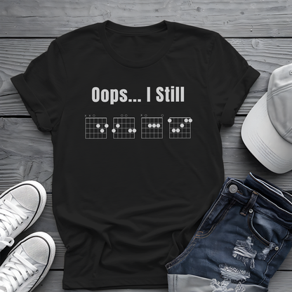 Oops... I Still DGAF Tee 🎸 Funny Chord Diagram Shirt - Musician Gift