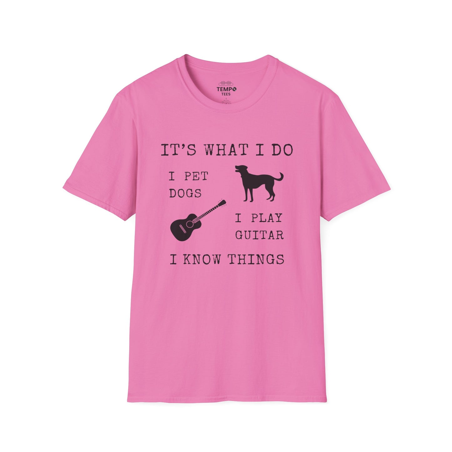 It's What I Do Tee 🐕🎸 Funny Dog & Guitar Shirt