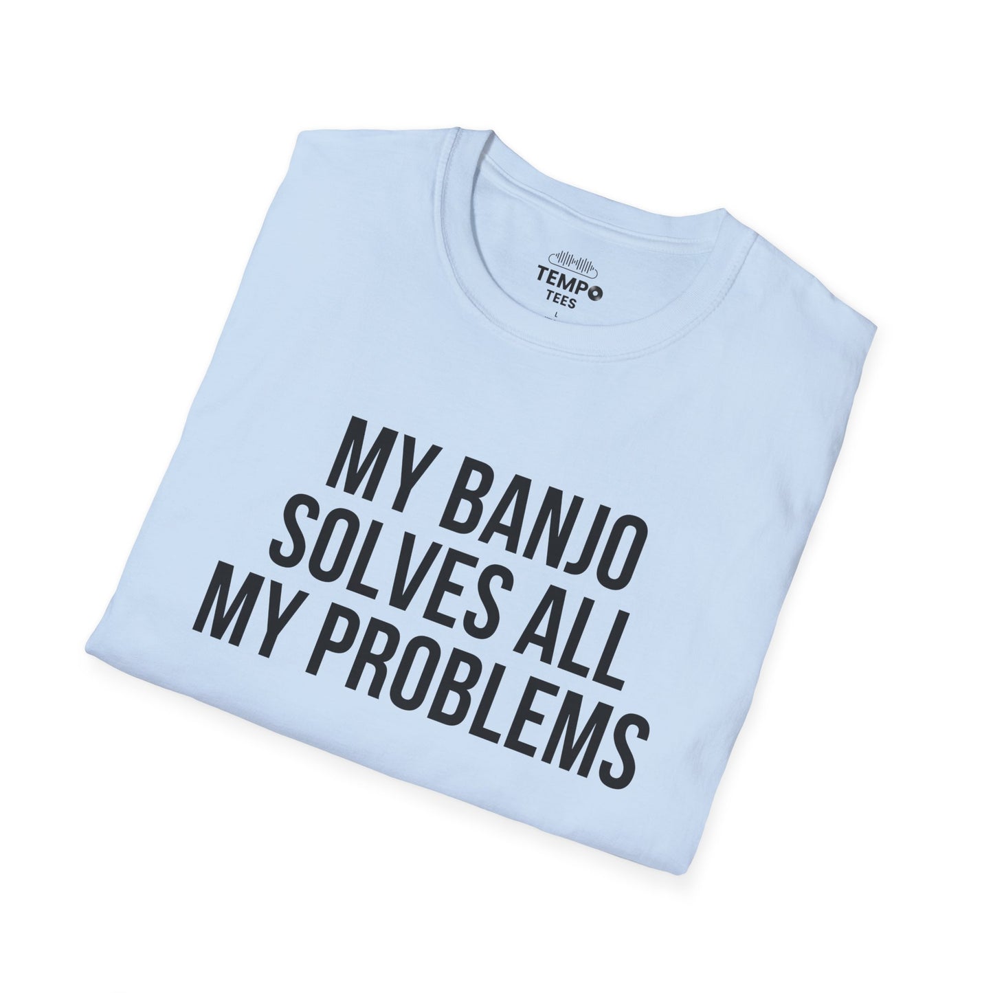 Banjo Problem Solver Tee 🎸 Funny Banjo Player Shirt