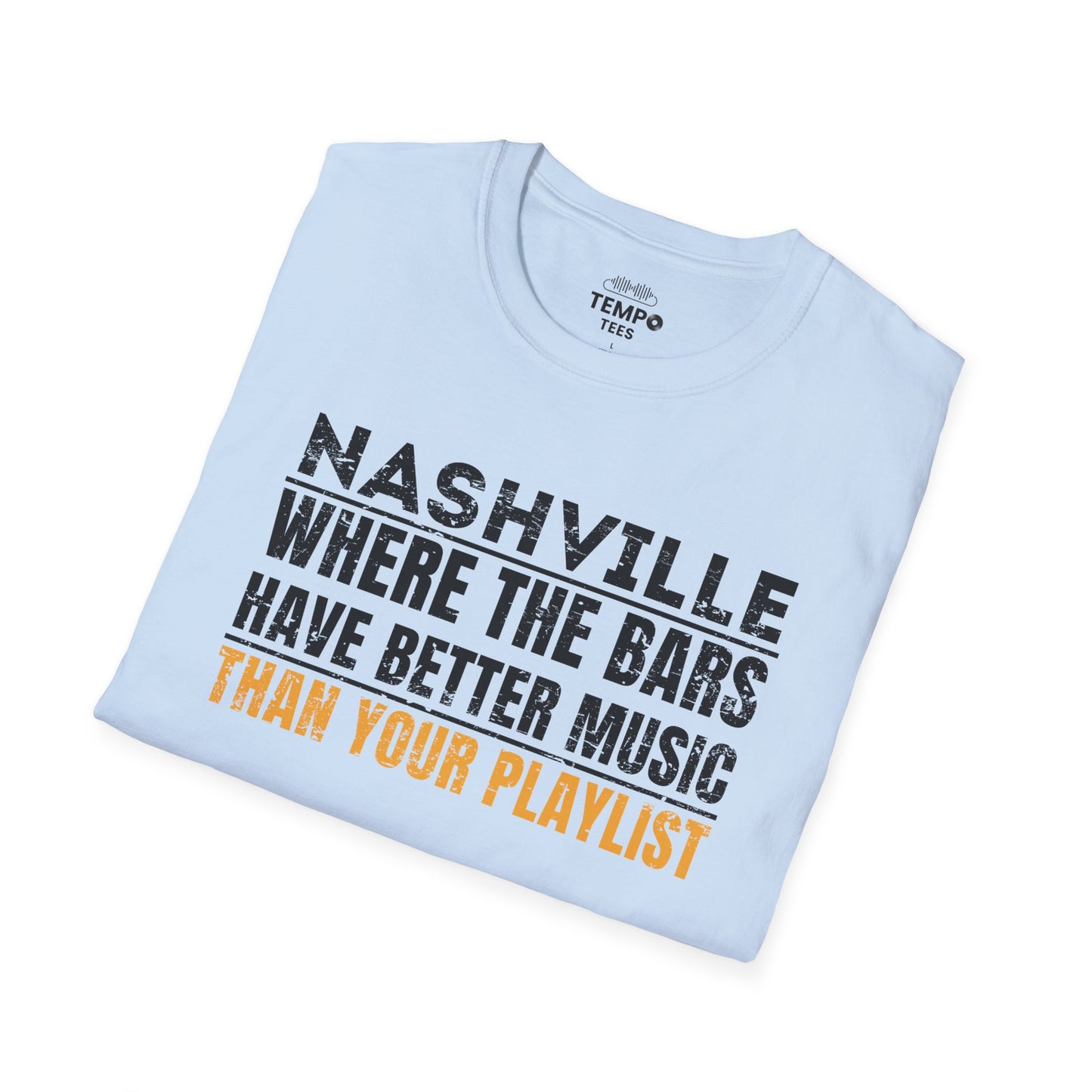 Nashville Live Music Tee 🎶 Funny Music City Shirt