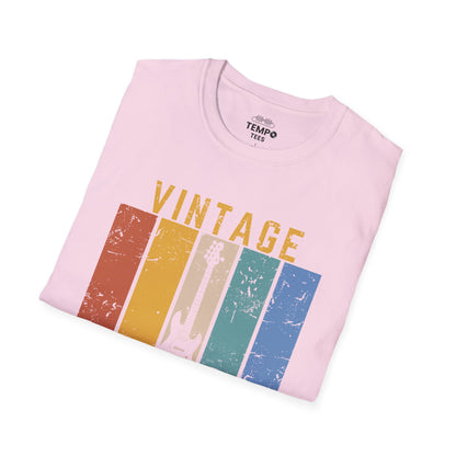 Vintage Is My Brand Tee 🎸 Retro Bass Guitar Shirt - Vintage Style Gift