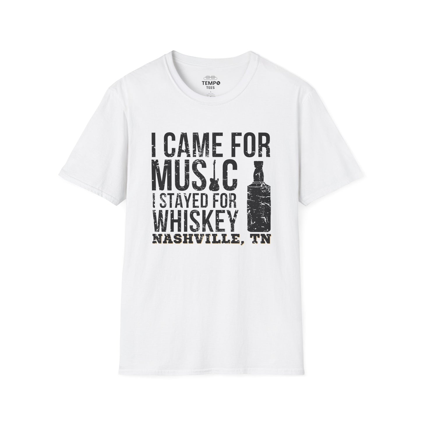 Music City Whiskey Tee 🎸🥃 Funny Nashville Shirt