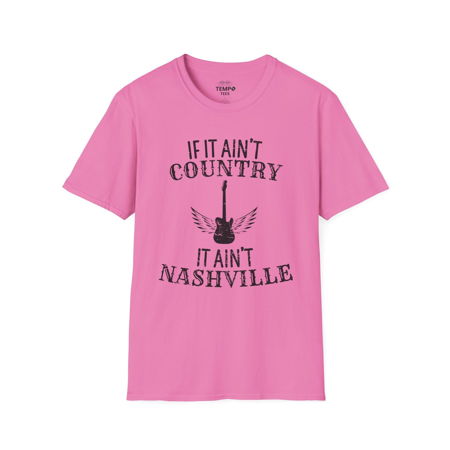 Country Nashville Tee 🎸 Wings Funny Music City Shirt