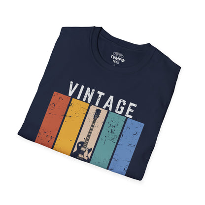 Vintage Is My Brand Tee 🎸 Retro Guitar Shirt - Vintage Style Gift