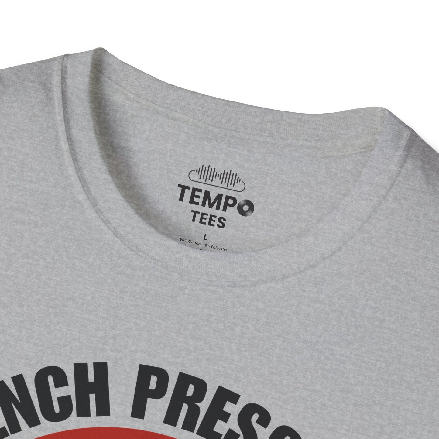 Bench Press Beat Tee 🏋️‍♂️ Music Workout Shirt