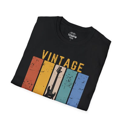 Vintage Is My Brand Tee 🎸 Retro Bass Guitar Shirt - Vintage Style Gift