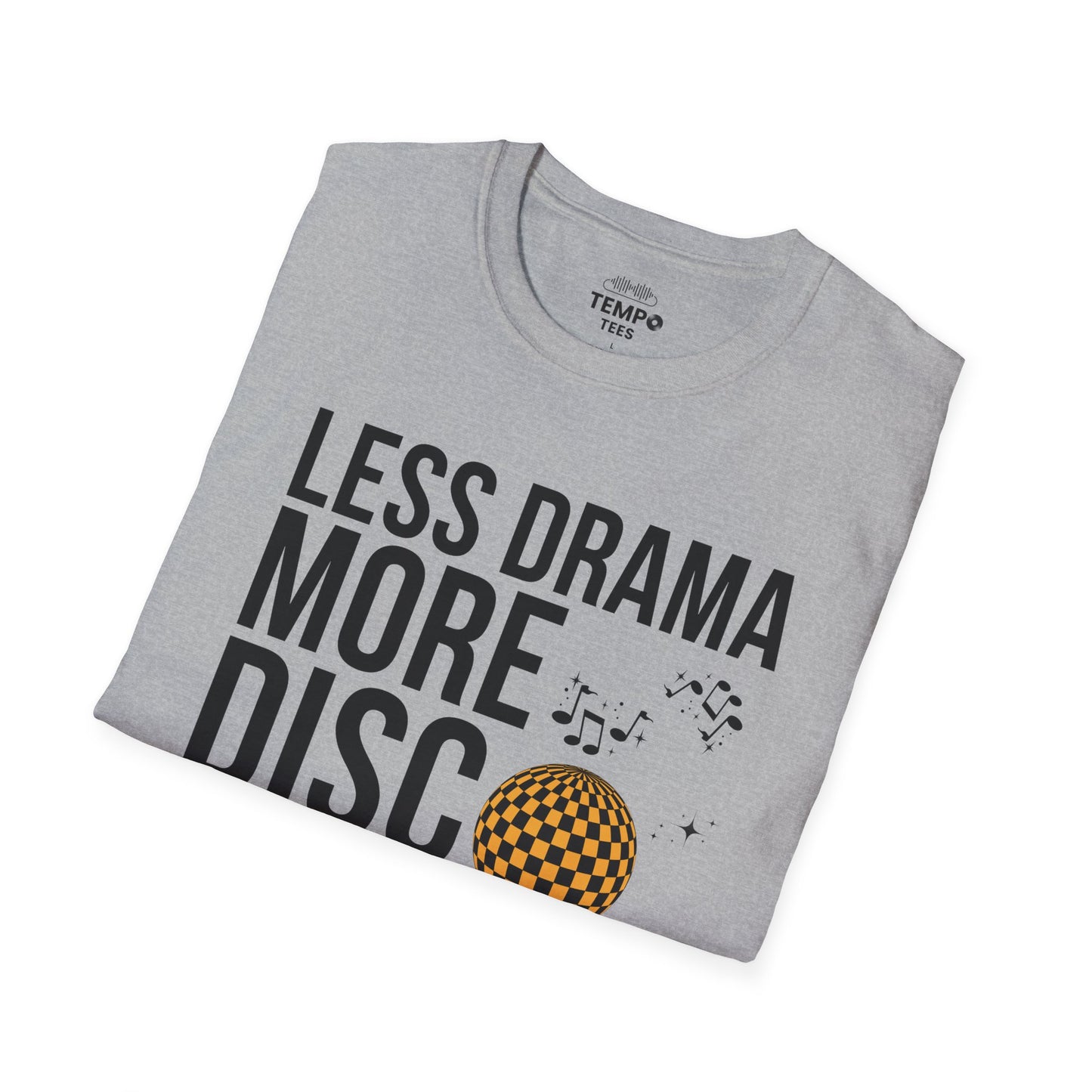 Less Drama More Disco Tee 🕺 Funny Retro 70s Shirt