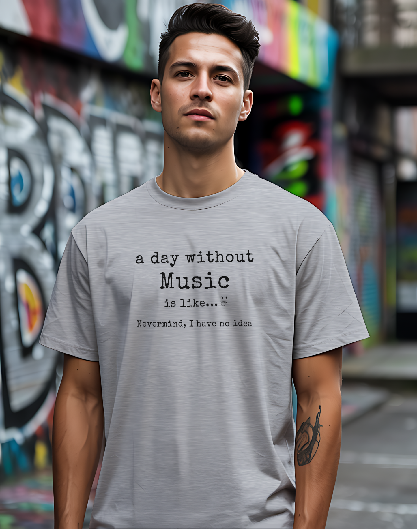 A Day Without Music Tee 🎶 Funny Music Lover Shirt