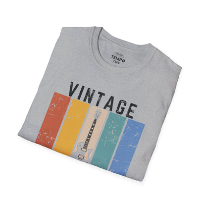 Vintage Is My Brand Tee 🎸 Retro Guitar Shirt - Vintage Style Gift