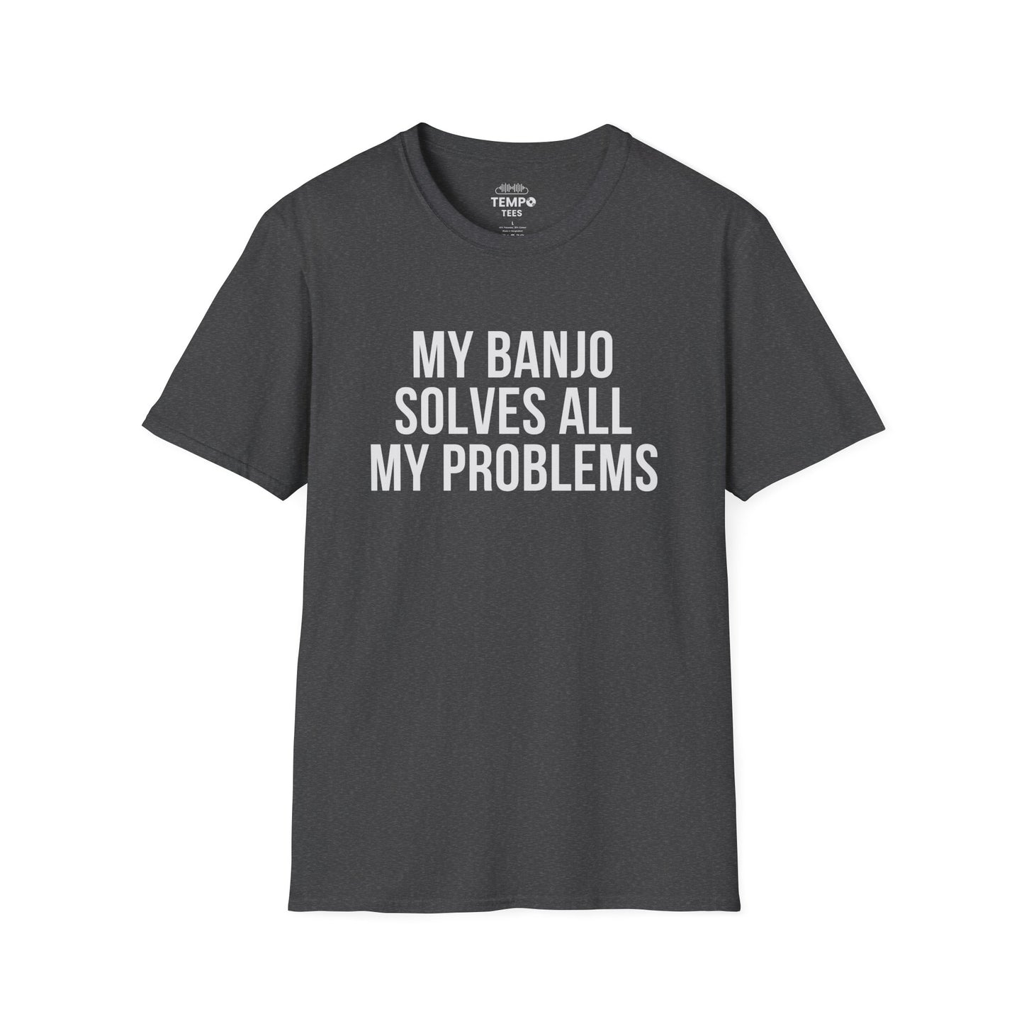 Banjo Problem Solver Tee 🎸 Funny Banjo Player Shirt