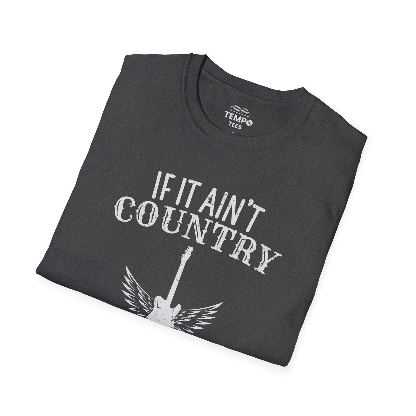 Country Nashville Tee 🎸 Wings Funny Music City Shirt