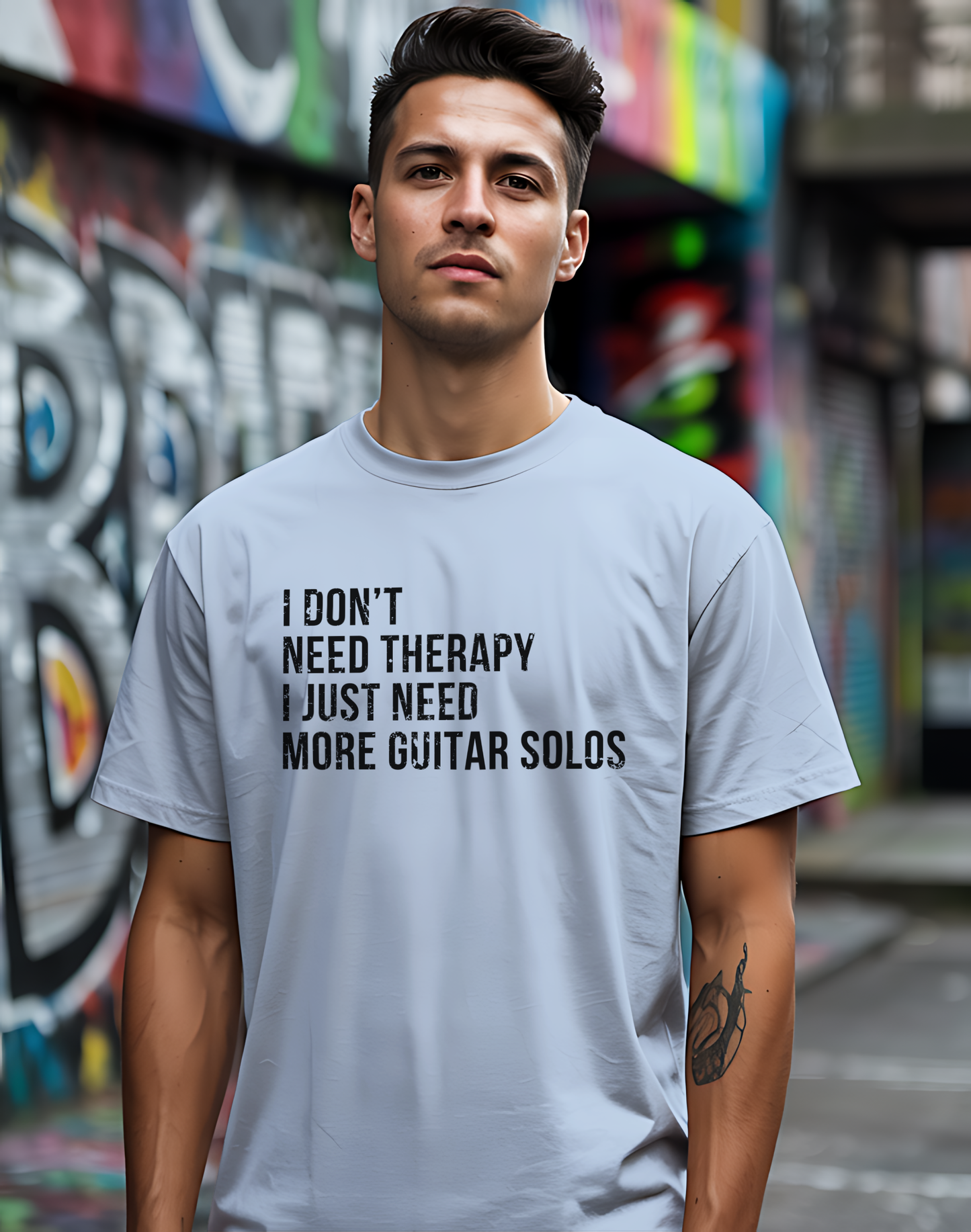 Guitar Solo Therapy Tee 🎸 Funny Guitarist Shirt